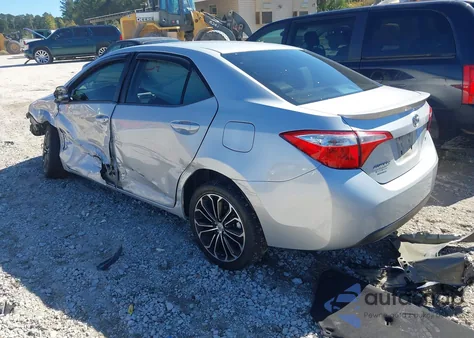 2016 Toyota Corolla S Plus z USA, uszkodzony, nr VIN 2T1BURHE2GC596097